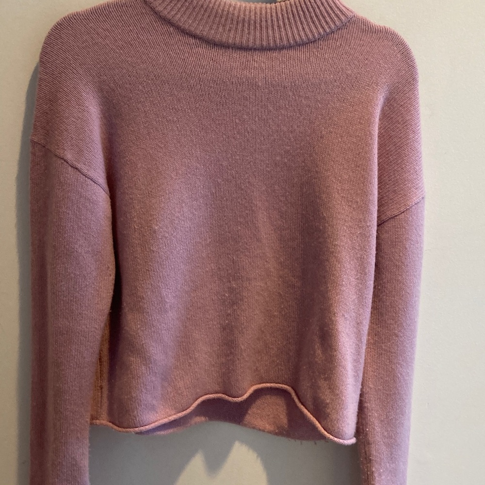 Theory Mauve mock Turtleneck Sweater